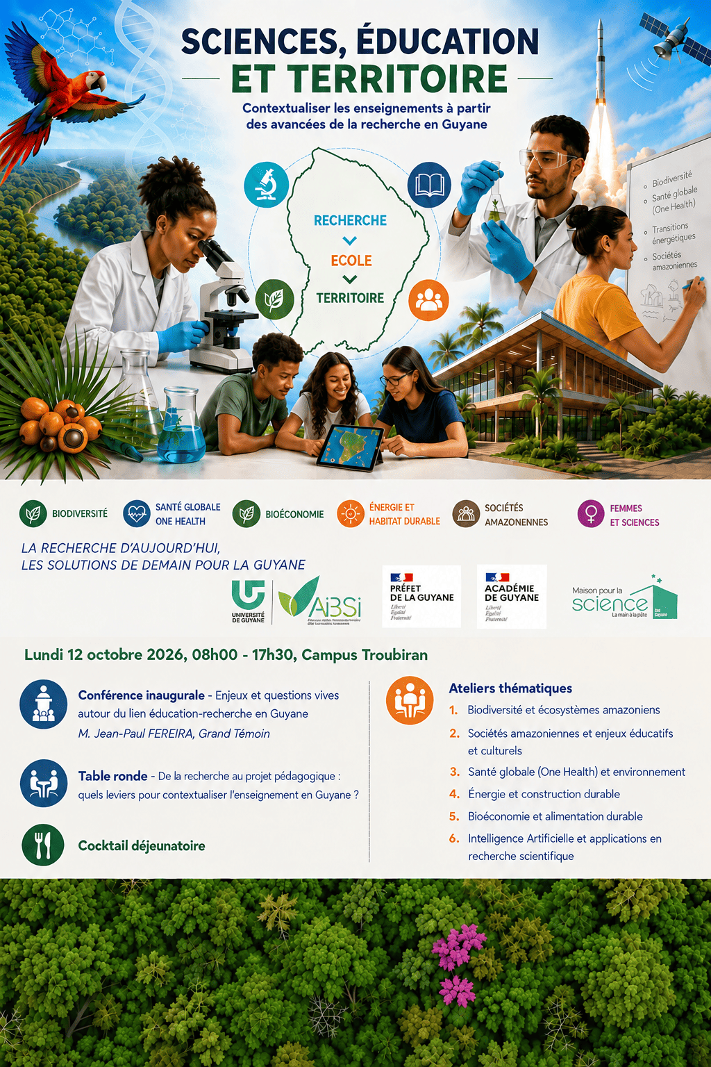 Logo Journée " Sciences, Education & Territoire"